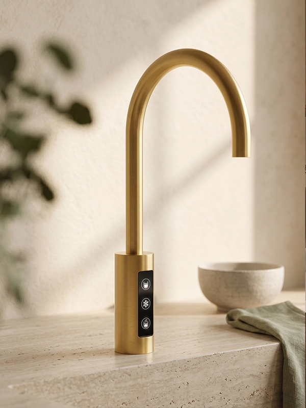 Aparte drinkkraan met ambient, gekoeld en bruisend water
